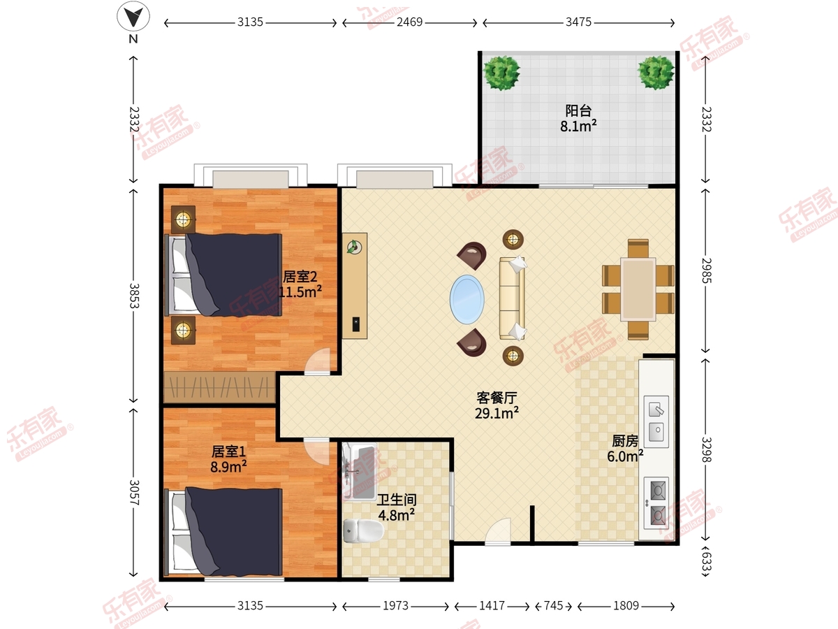 万科东海岸四期户型图