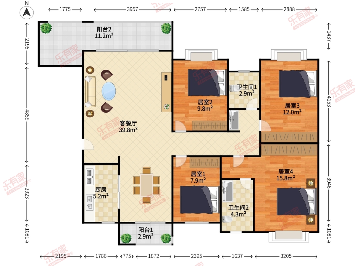 万科金域蓝湾君澜户型图