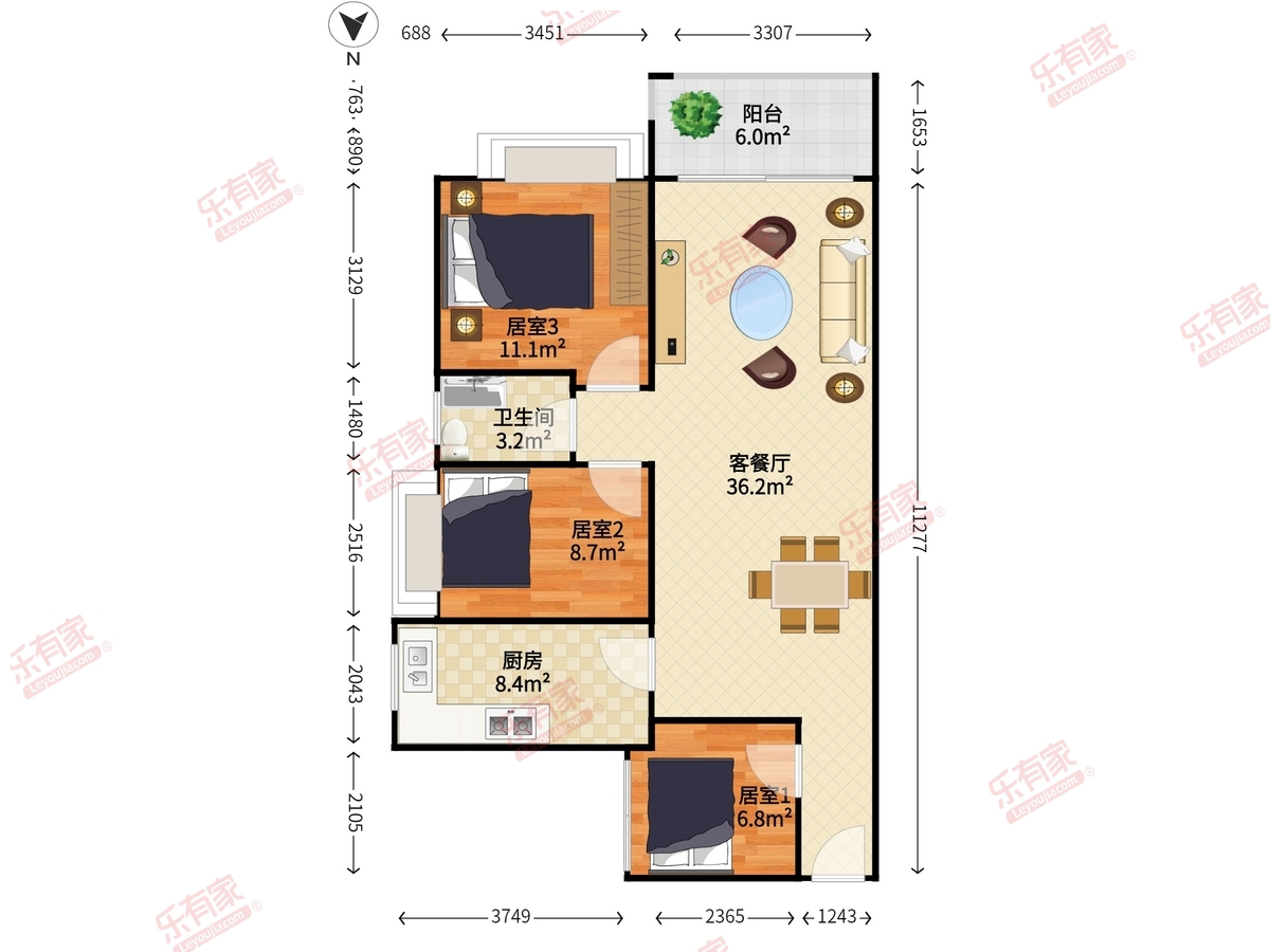 京华中央御园户型图