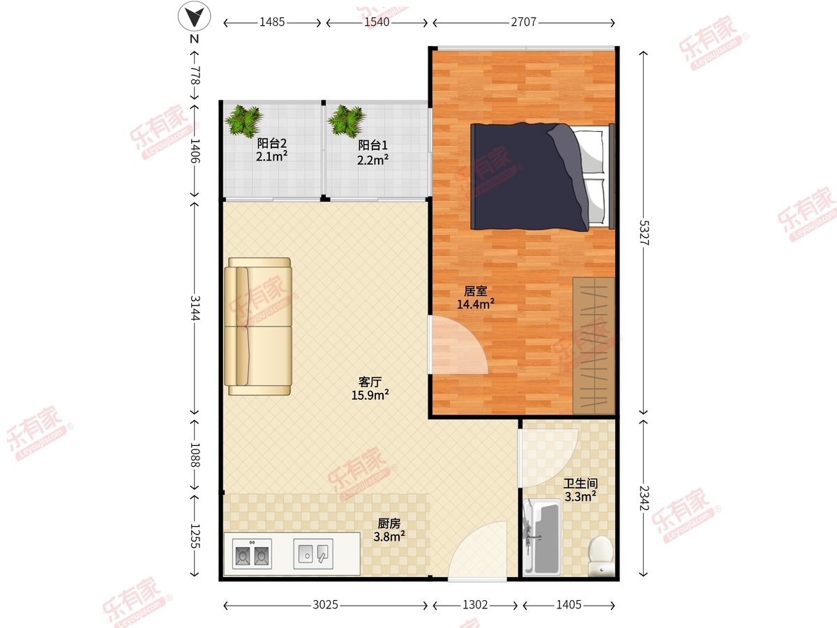 盛世名门户型图