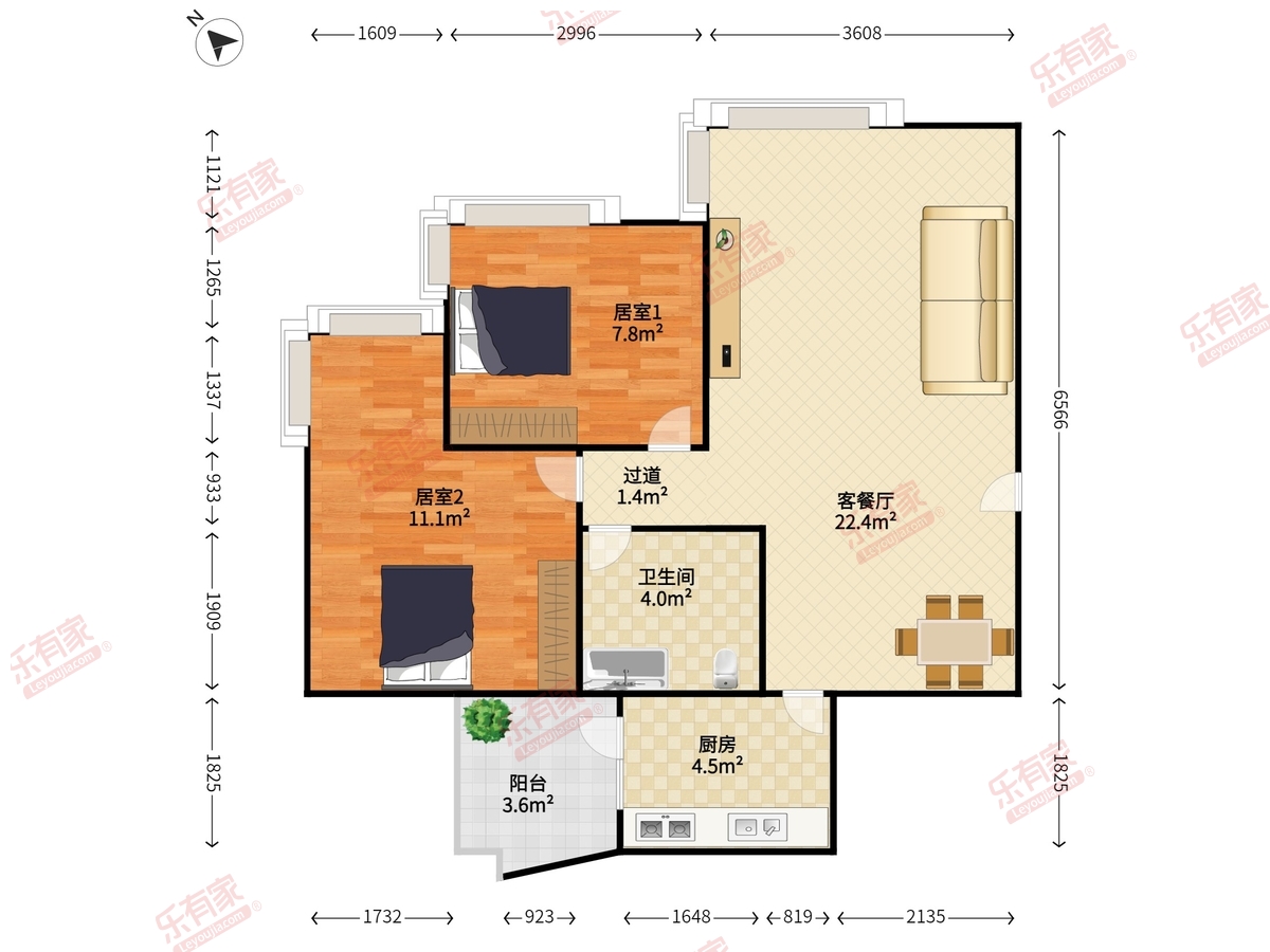 名科馨阁户型图