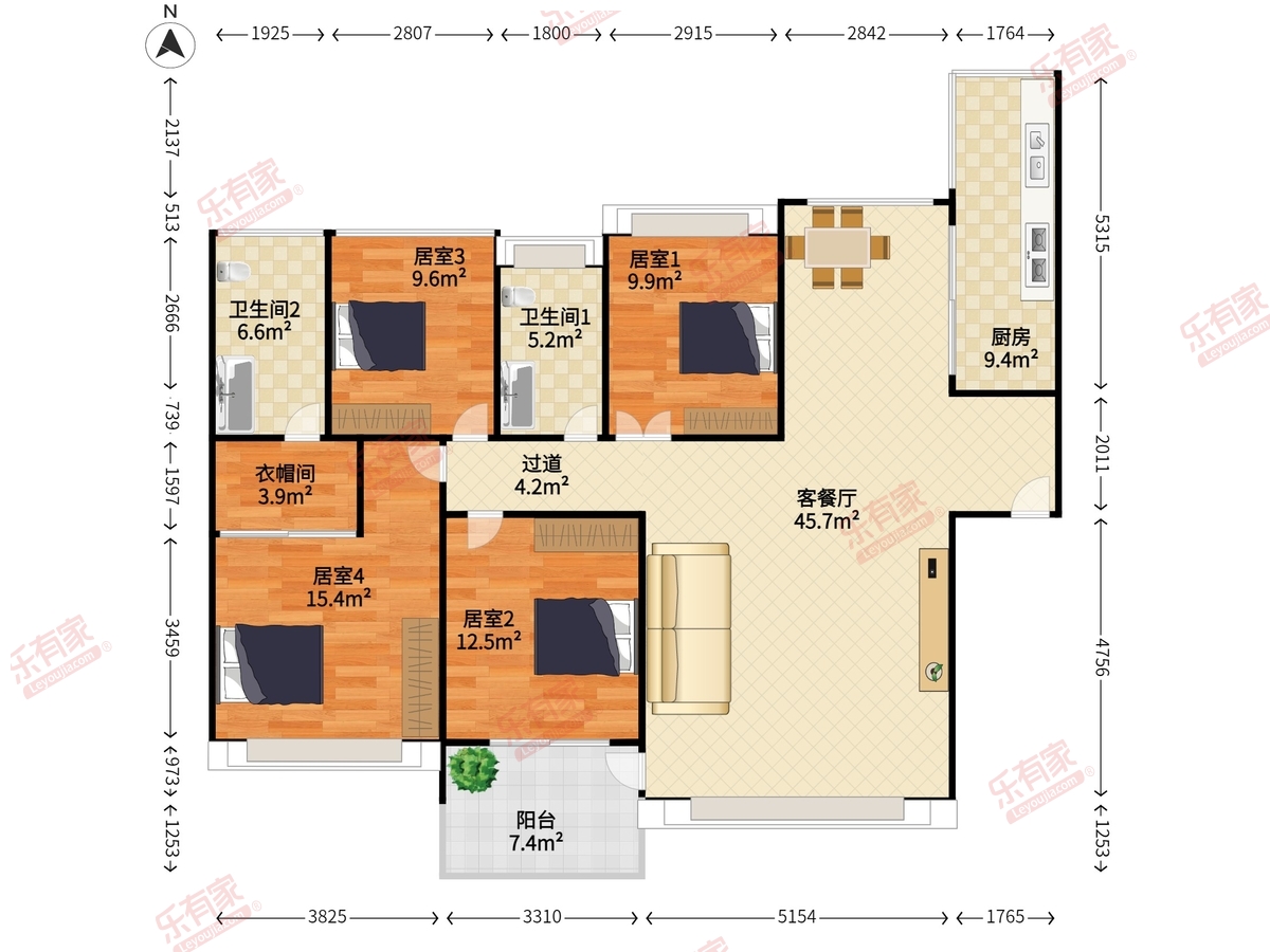 香山美墅云颂户型图