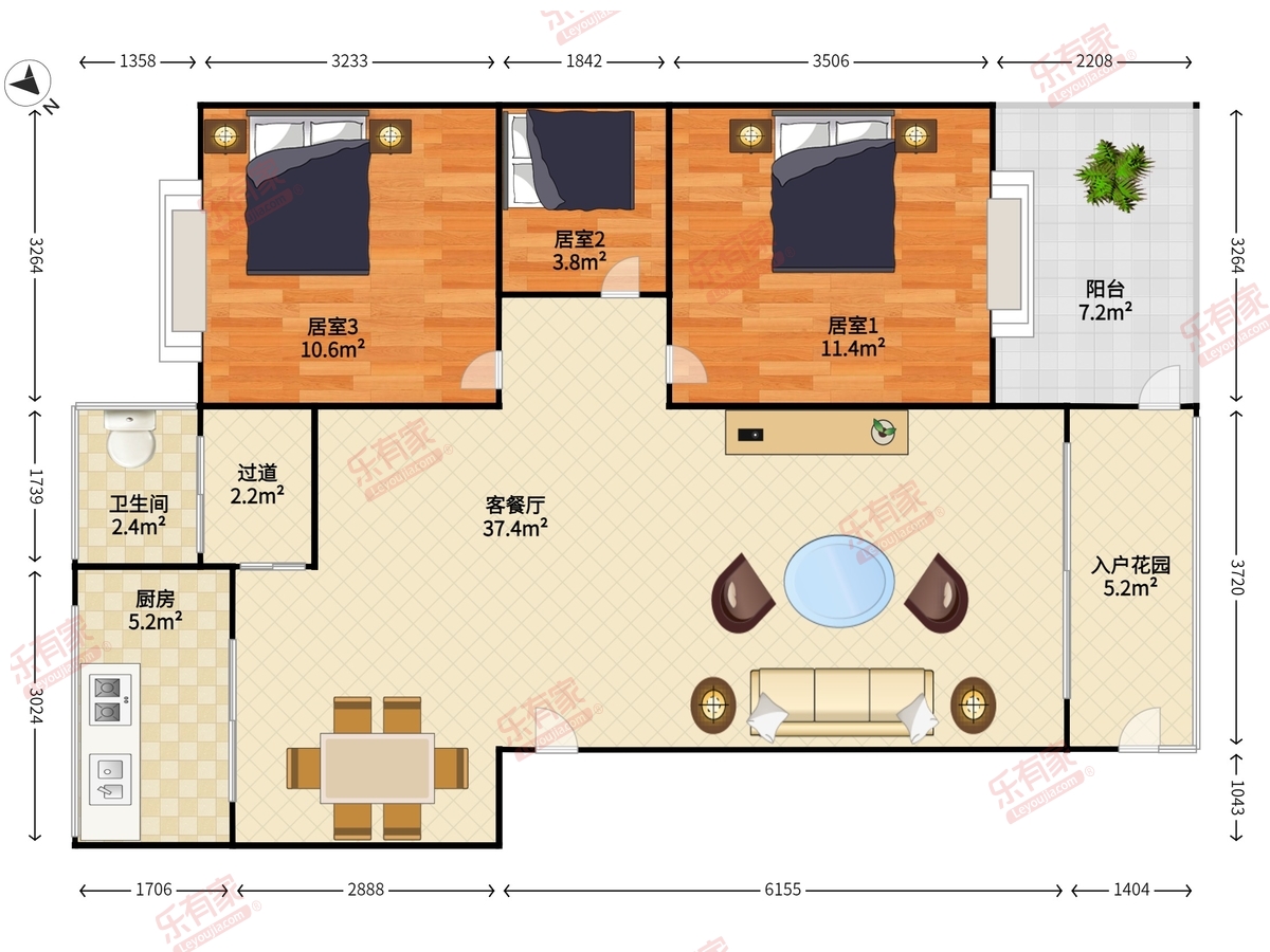 雷圳碧榕湾名苑户型图