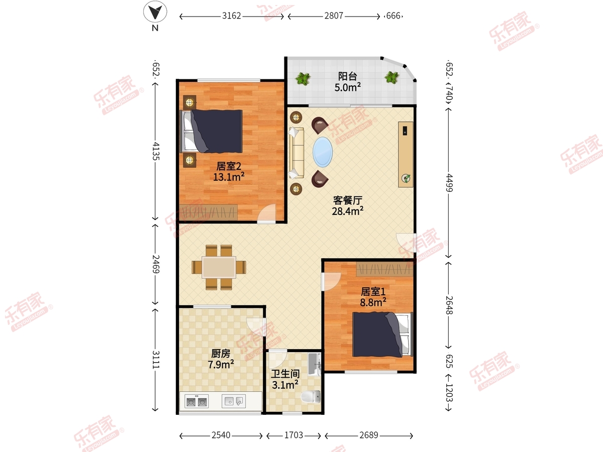 愉园新村户型图