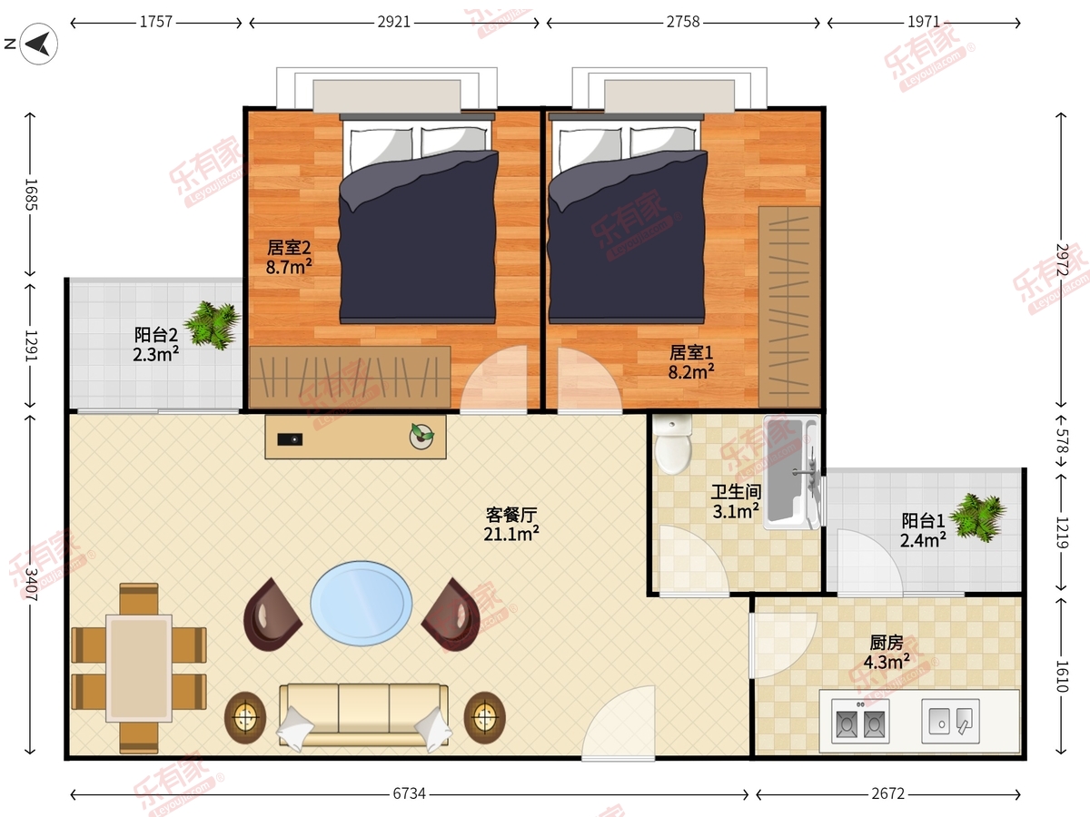 祥福雅居户型图