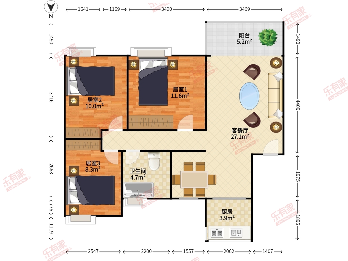 香蜜湖渡假村住宅楼户型图