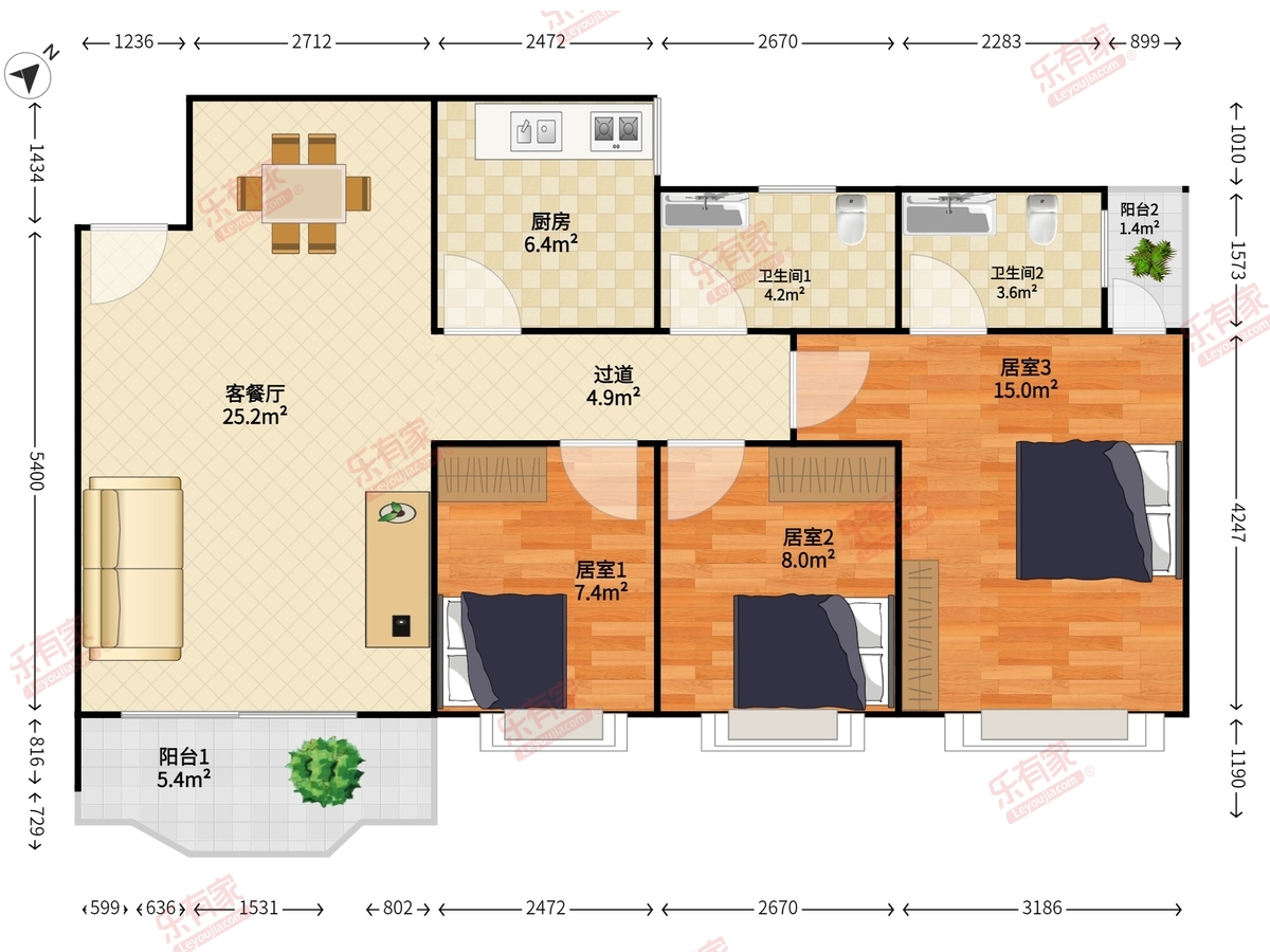 宝安金成名苑户型图