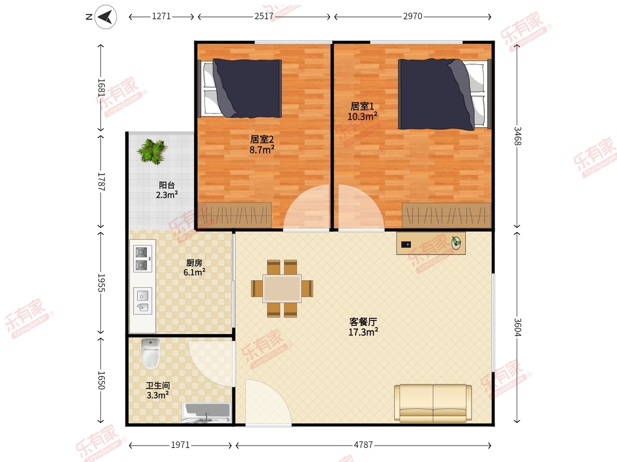 华富大厦（福田）户型图