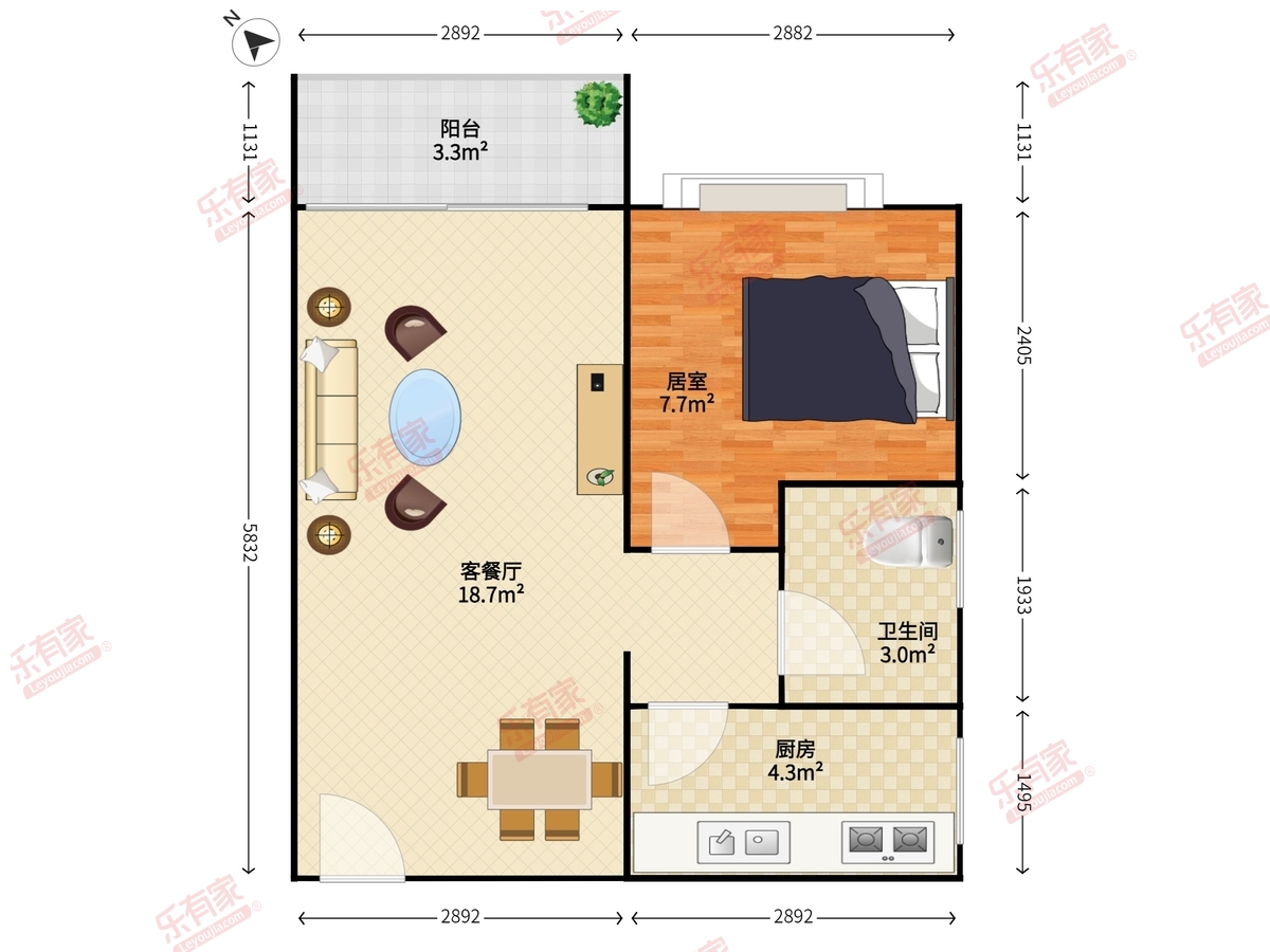 银领公馆户型图