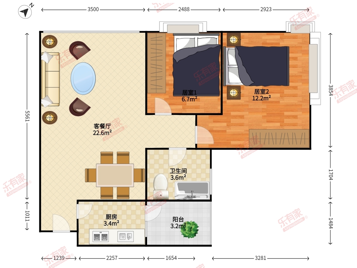 嘉年华名苑户型图