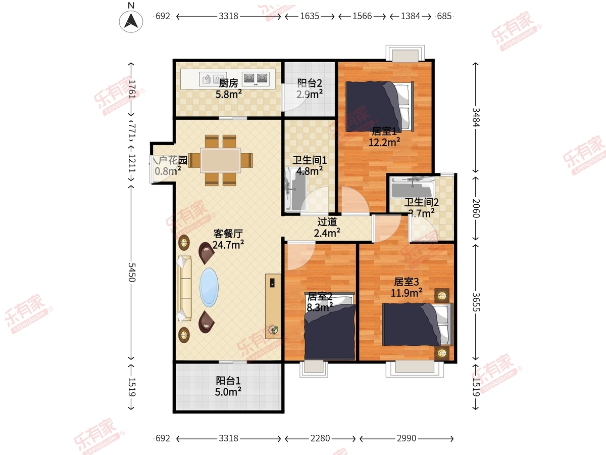 依云华府户型图