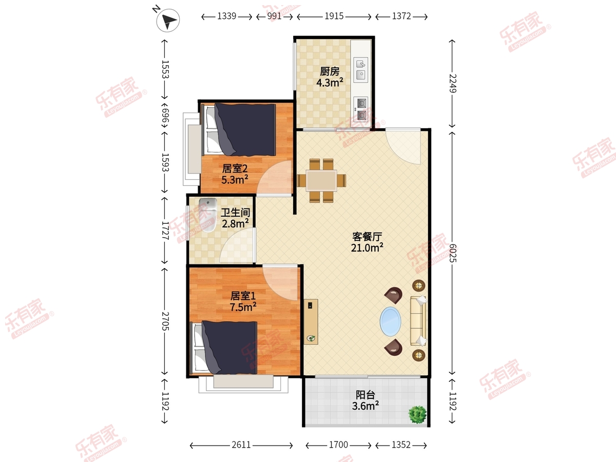 银领公馆户型图