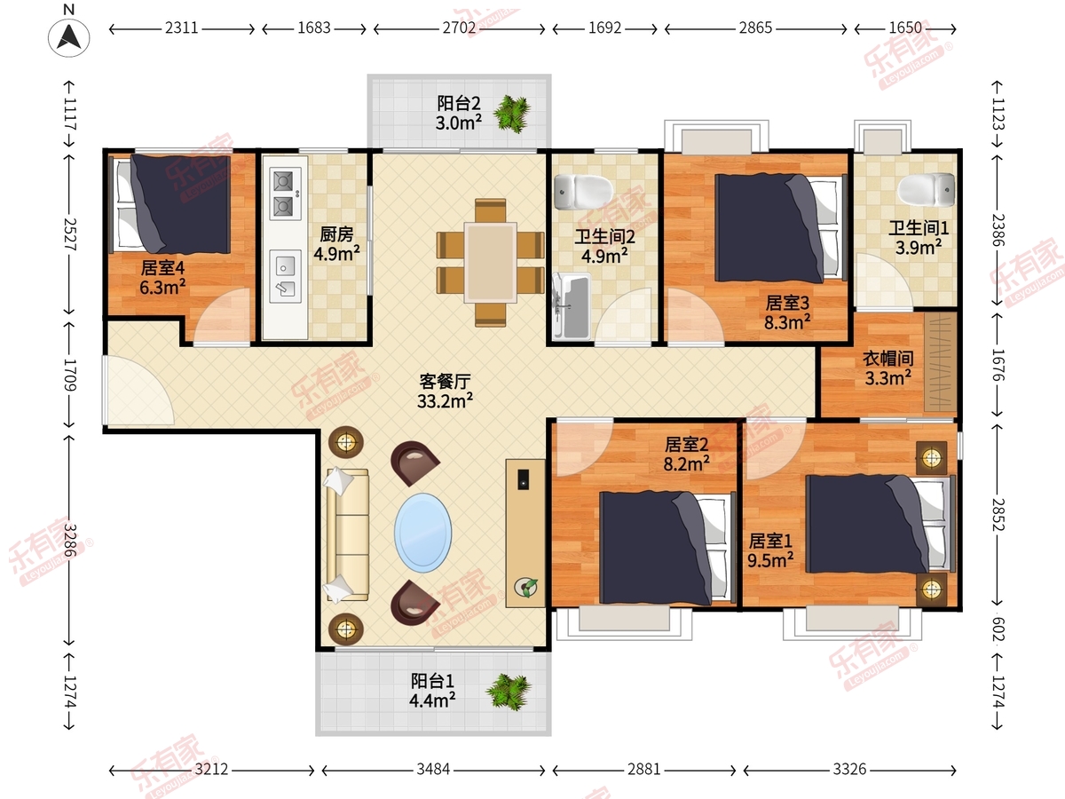 阳光城澜悦户型图