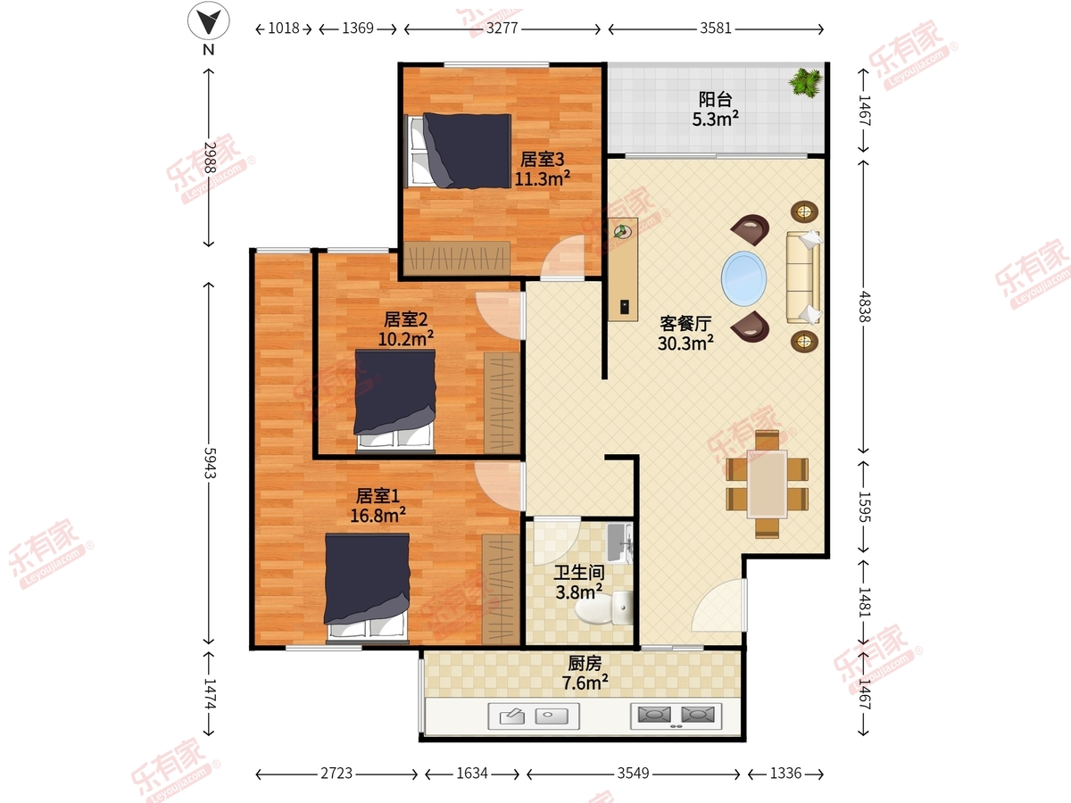 笔架山公馆户型图