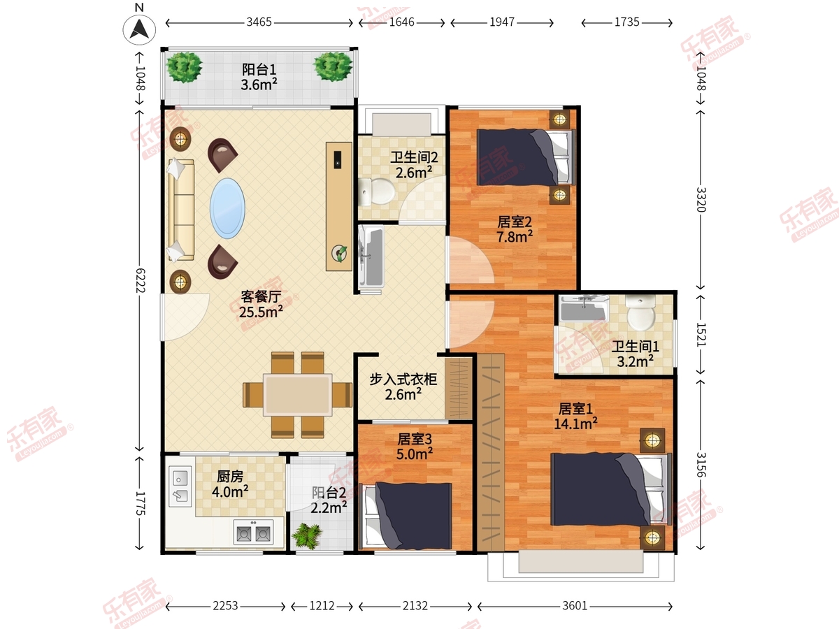 益田米兰公馆户型图