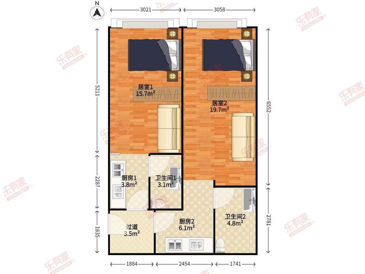 TCL雅馨居户型图