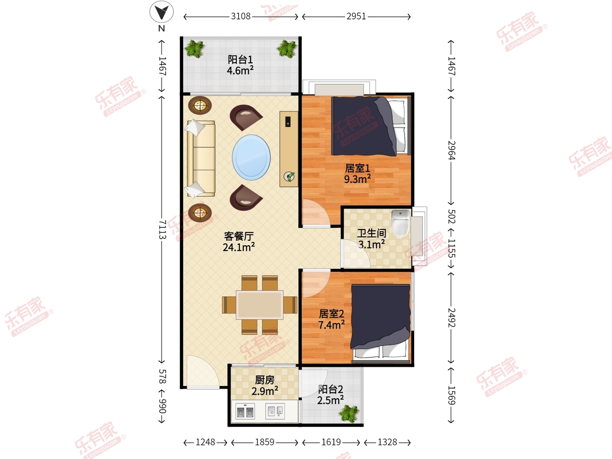 香缤豪庭博学公馆户型图