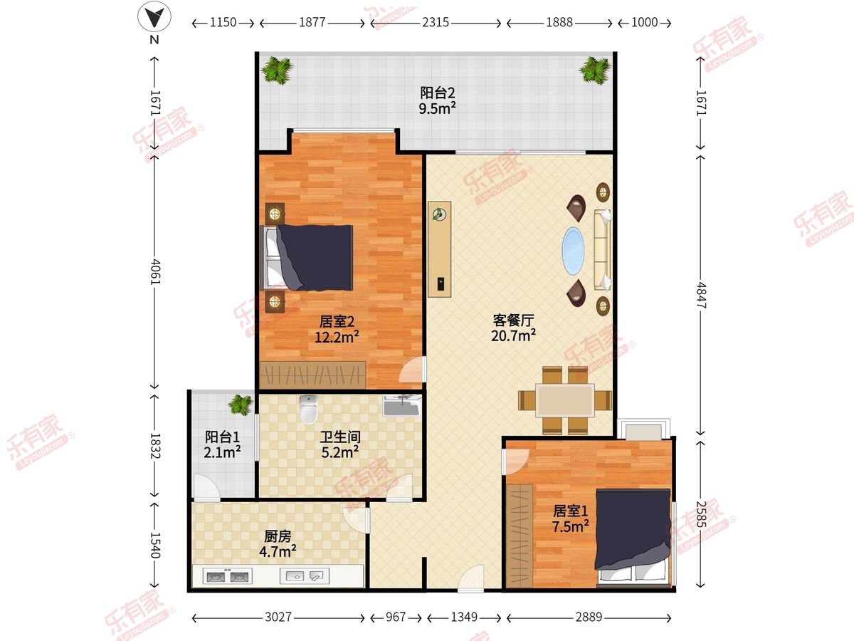 鼎太风华七期户型图