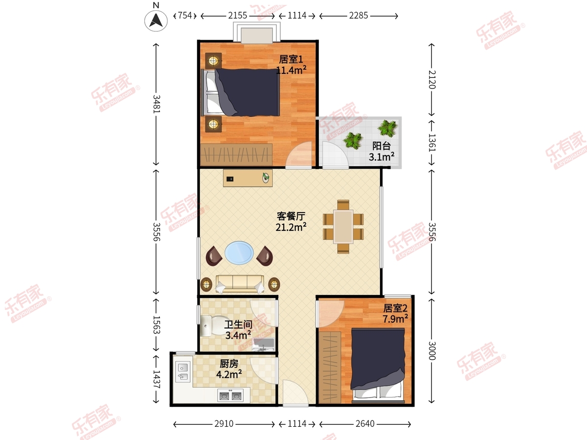 汇园雅居户型图