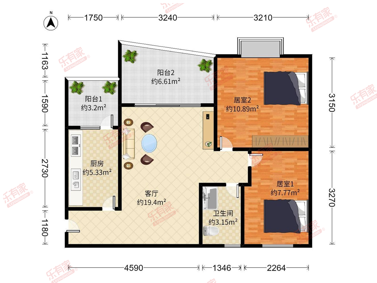 名仕蓝溪户型图