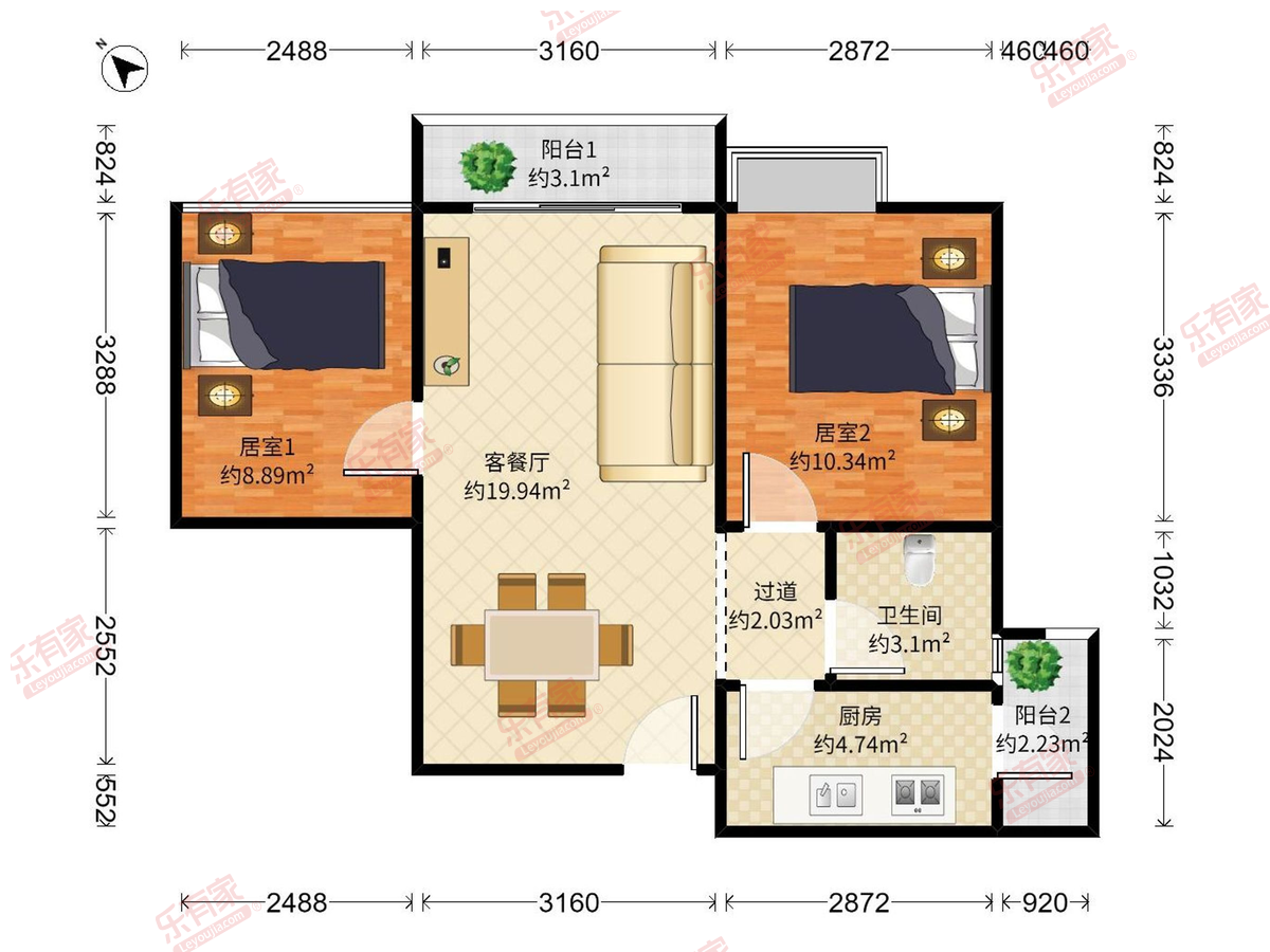 蛇口花园城五期户型图