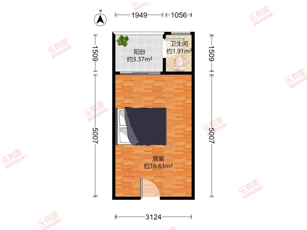 鹏益花园户型图