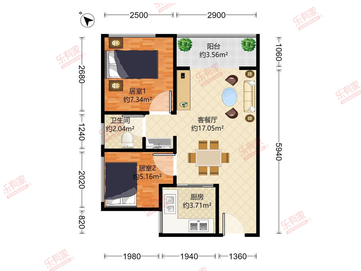 兆邦基端慧苑户型图