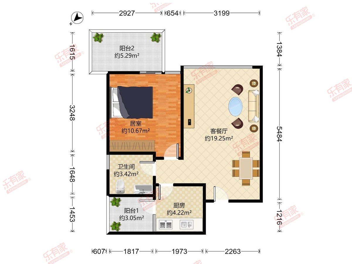 花园城三期户型图