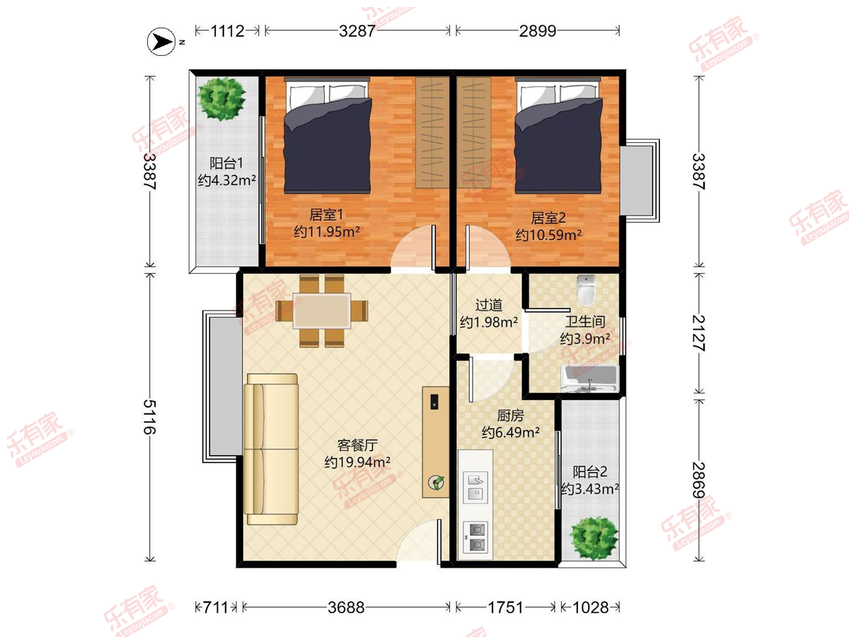 中海怡翠山庄一期户型图