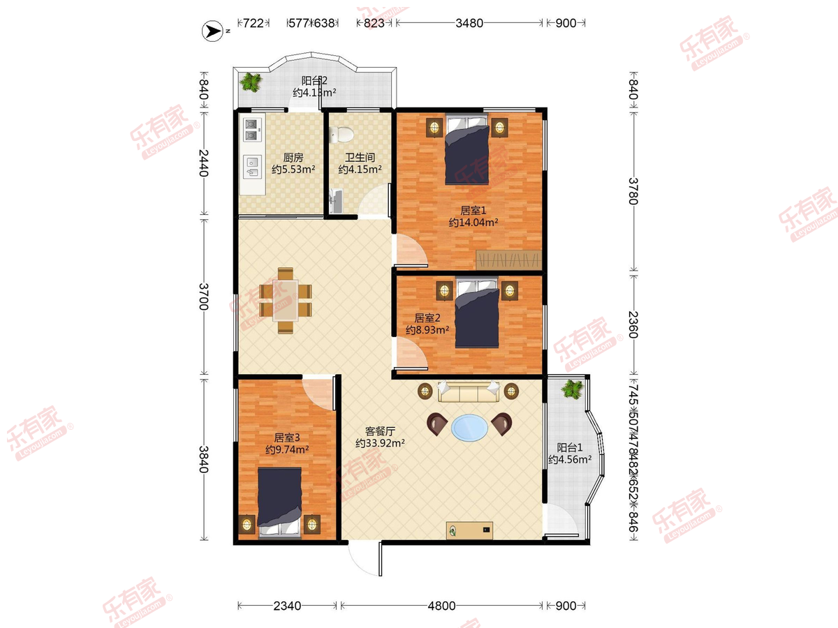 物资公司商住楼户型图