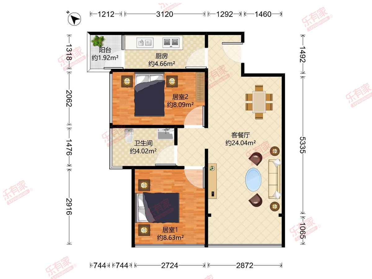 锦缘里嘉园户型图