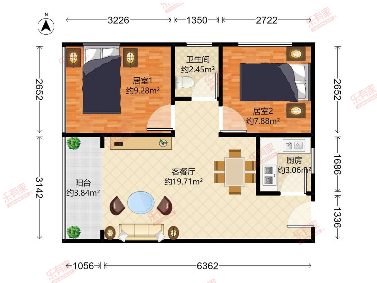 宏发上域户型图