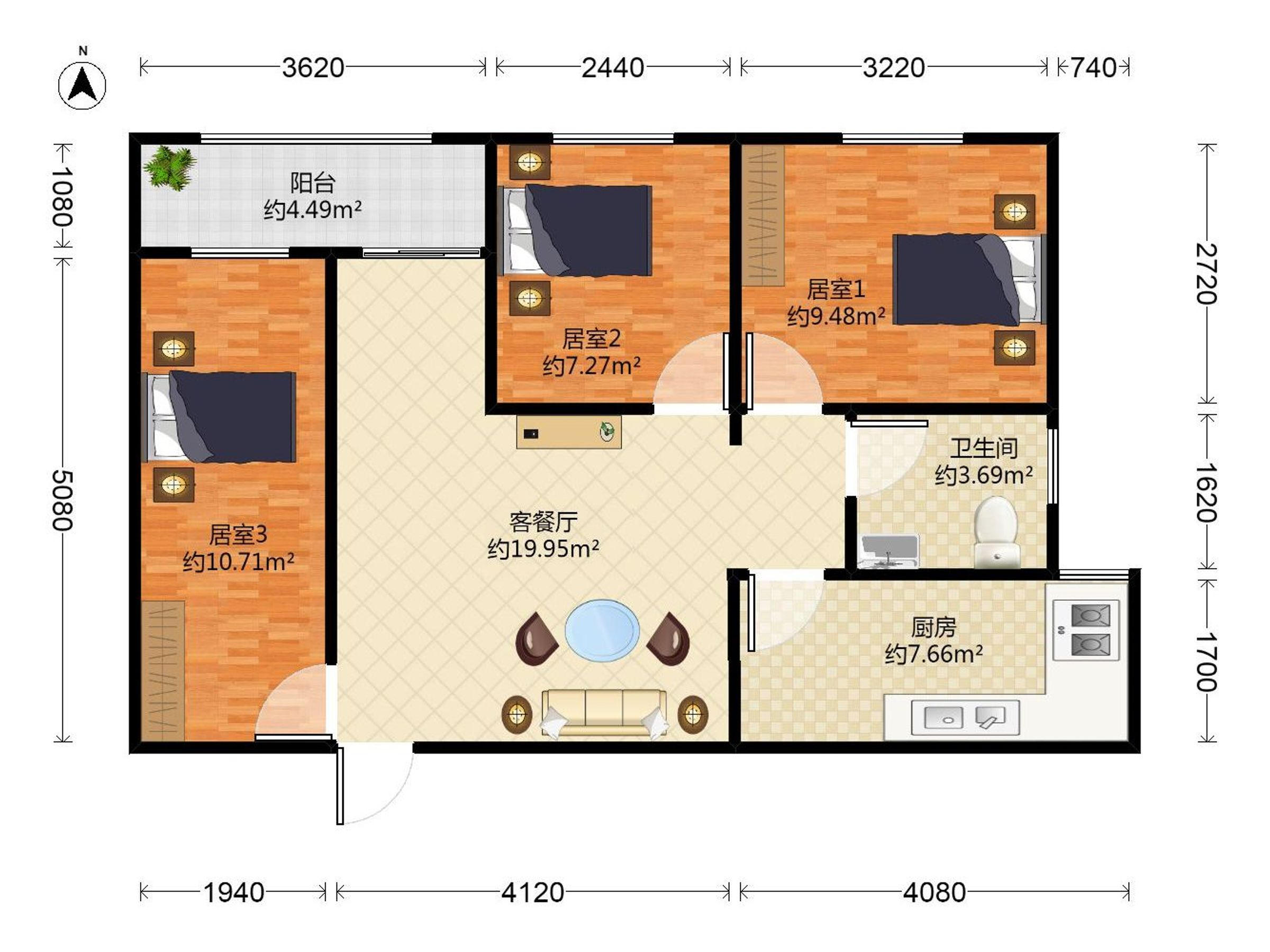 深大电话公寓户型图