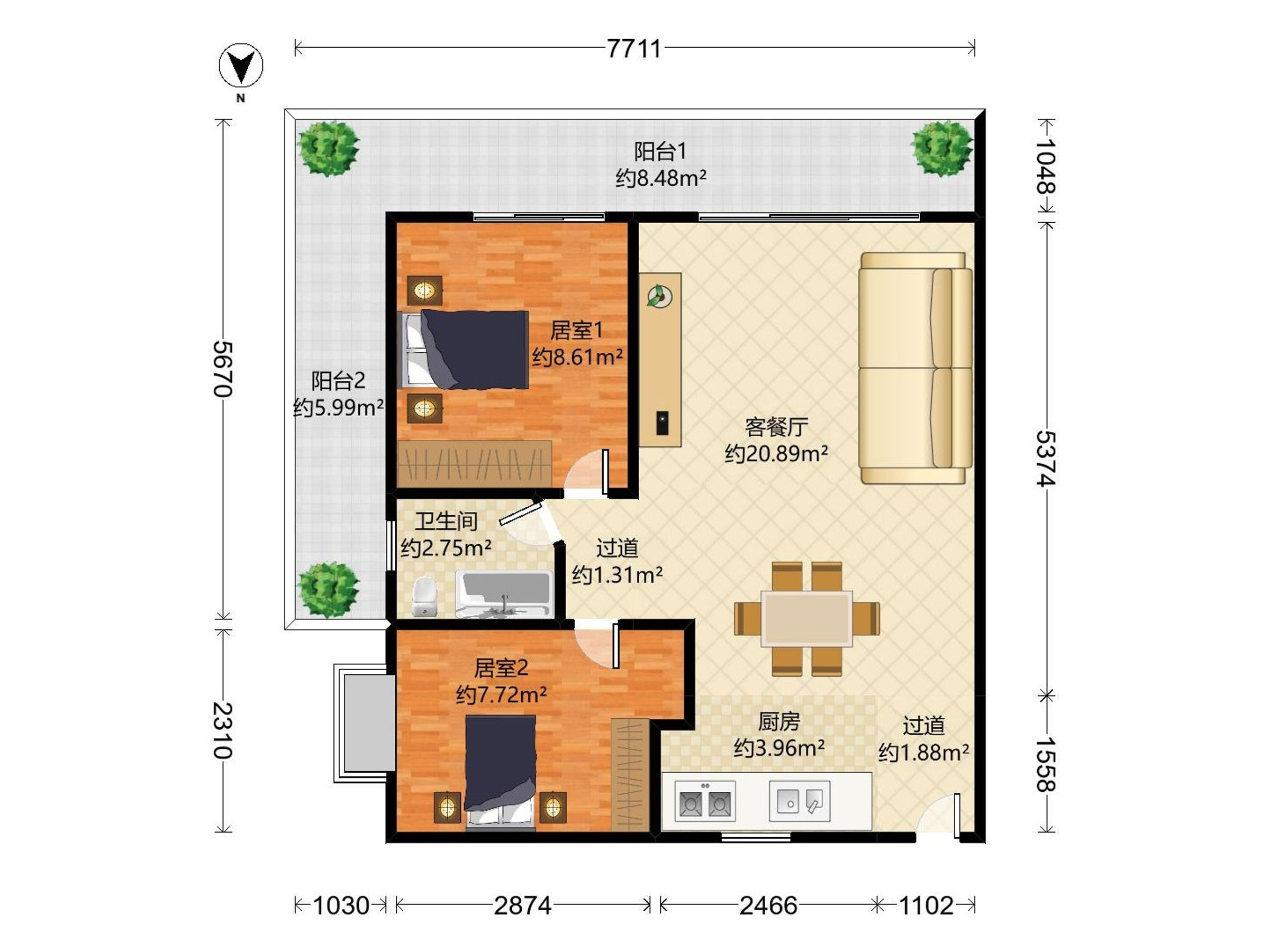 万象新园户型图