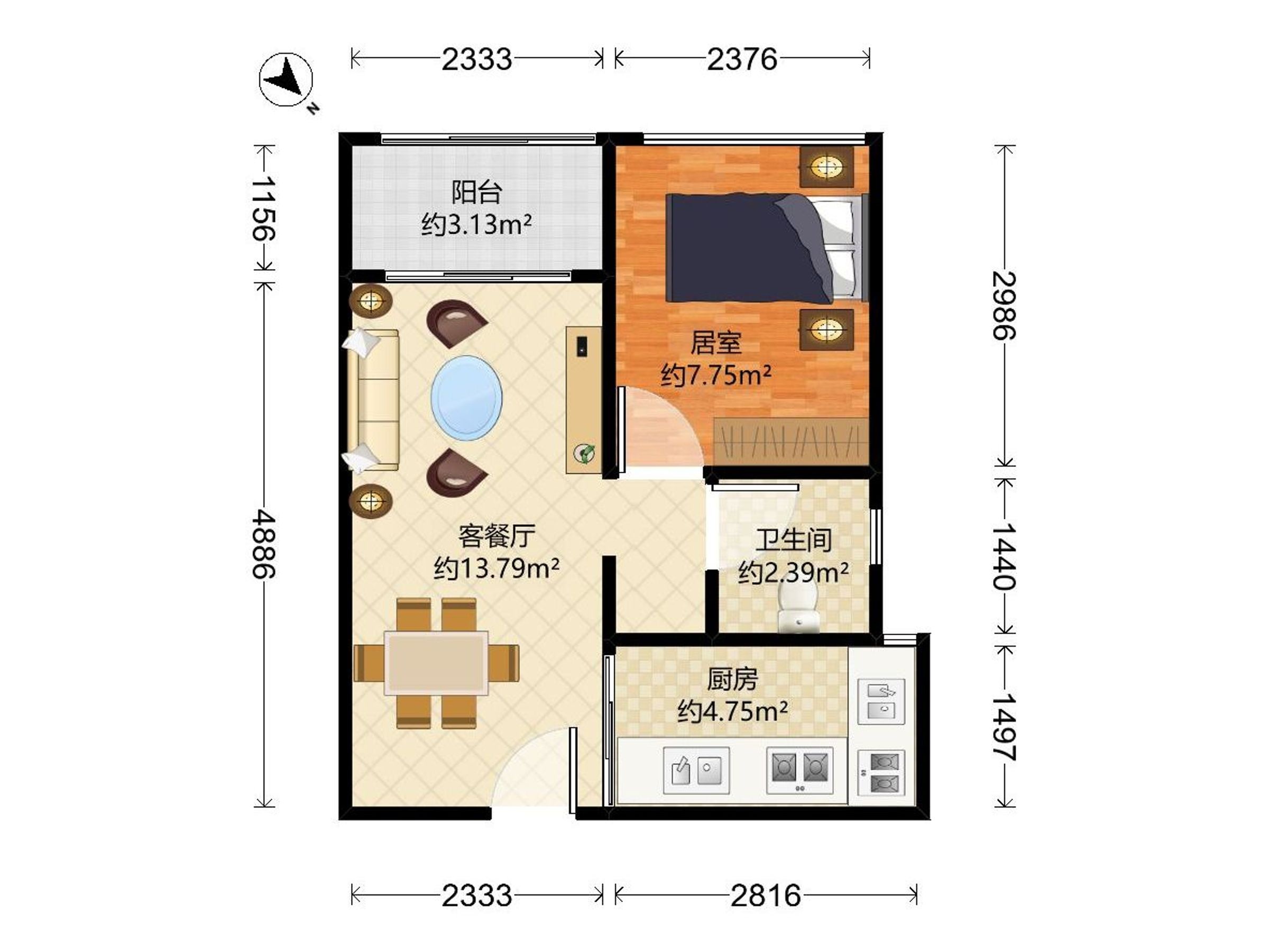 兆邦基端慧苑户型图