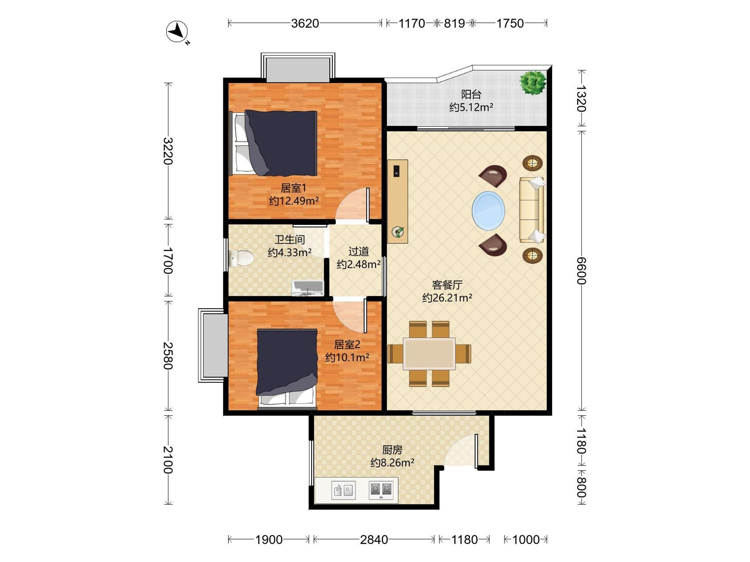 宝安金成名苑户型图