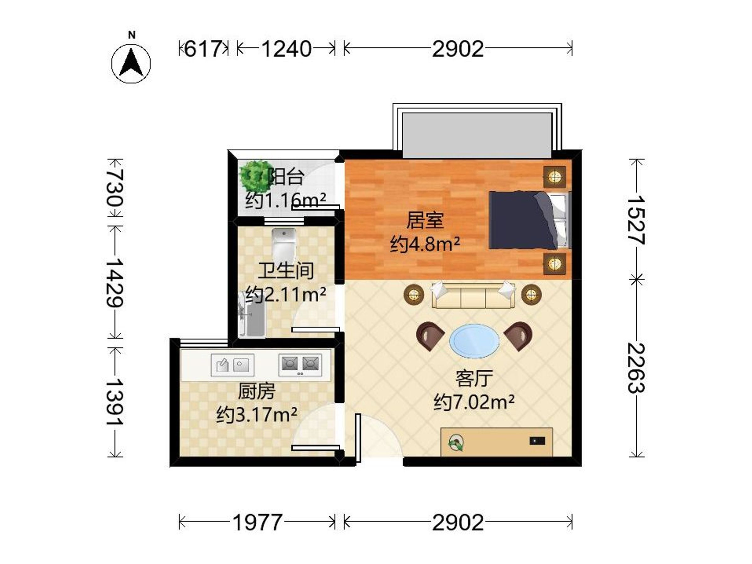 竹沁苑户型图