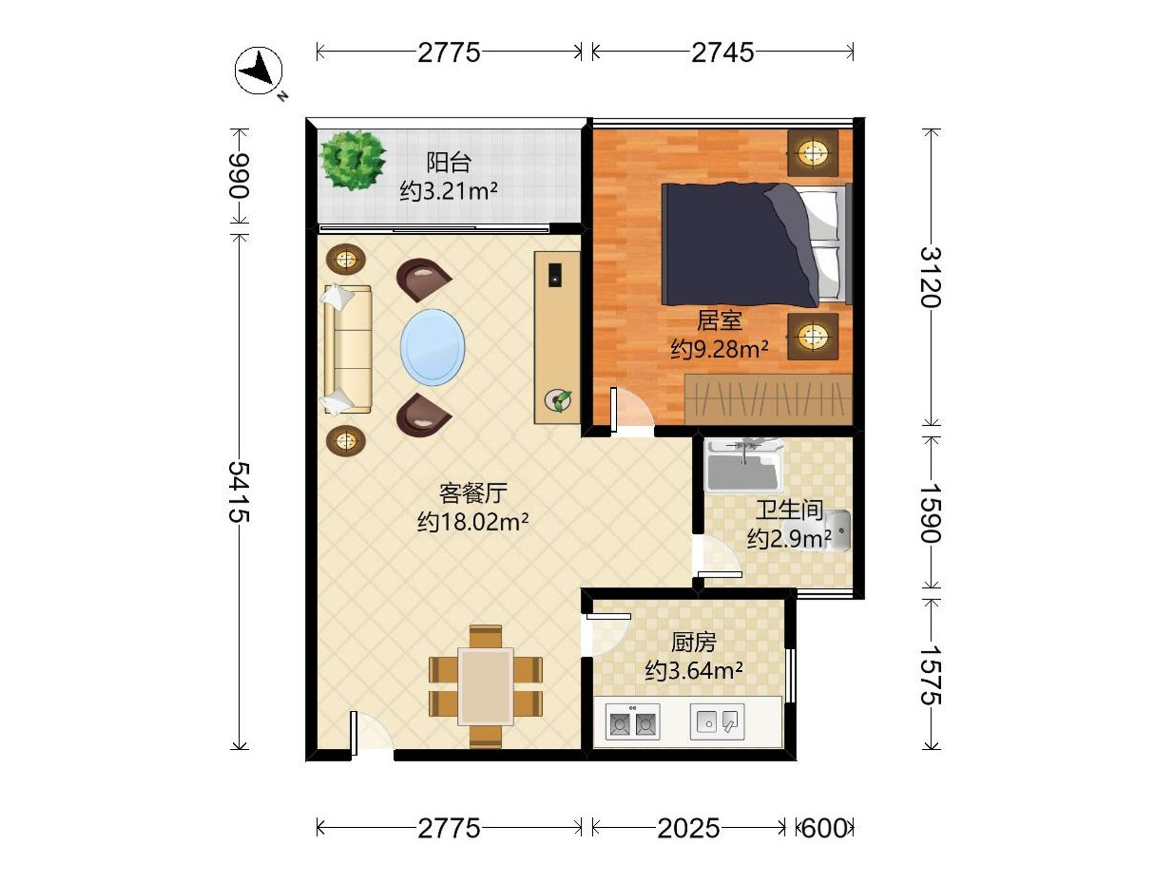 金众蓝钻风景花园户型图