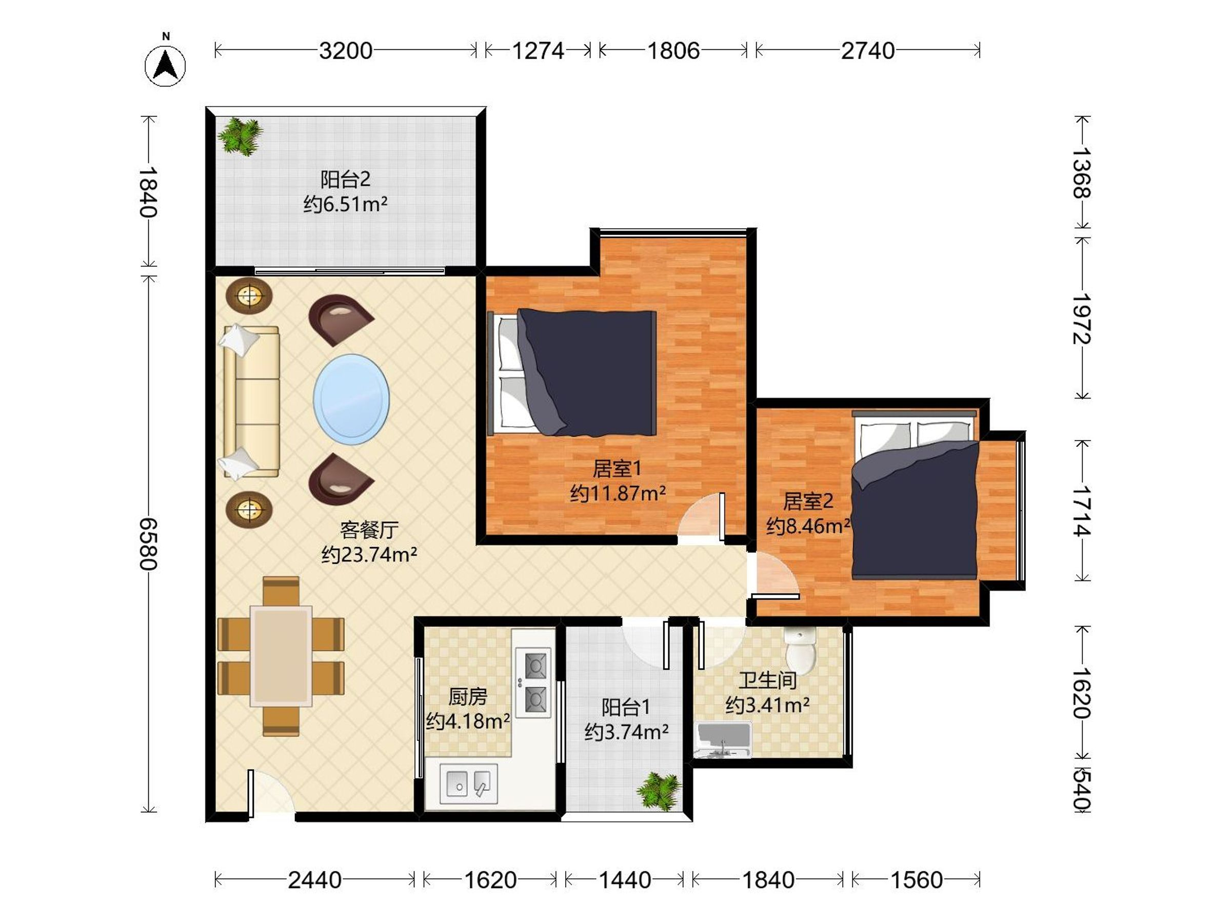 中海大山地户型图