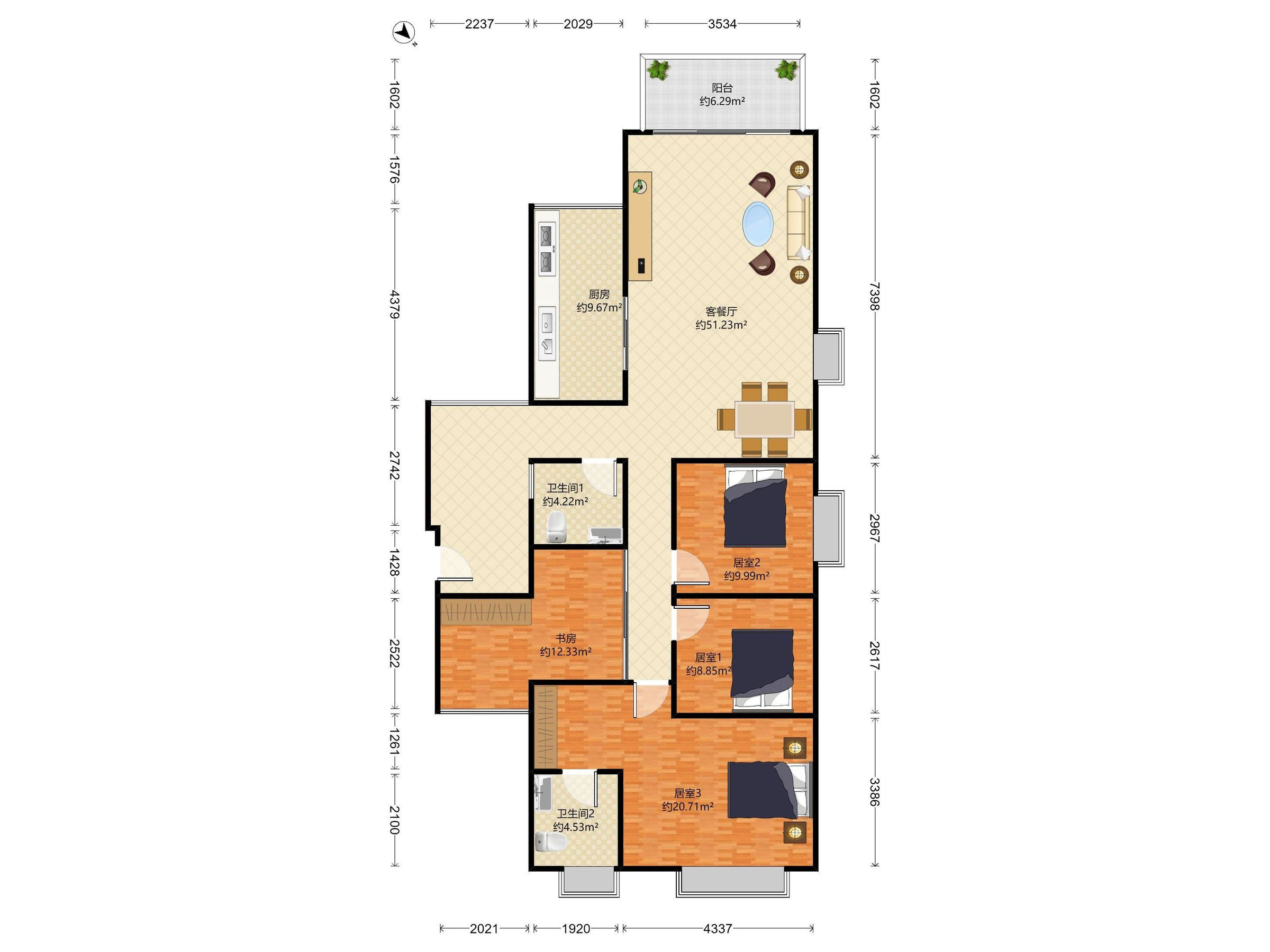 半岛城邦二期户型图