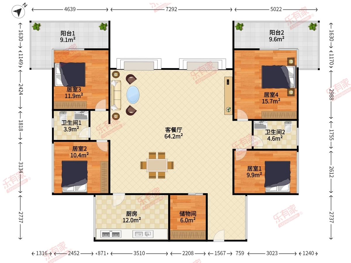 深业东城上邸户型图