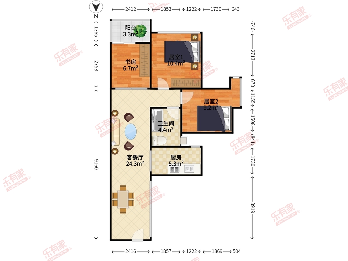 新天地名居户型图