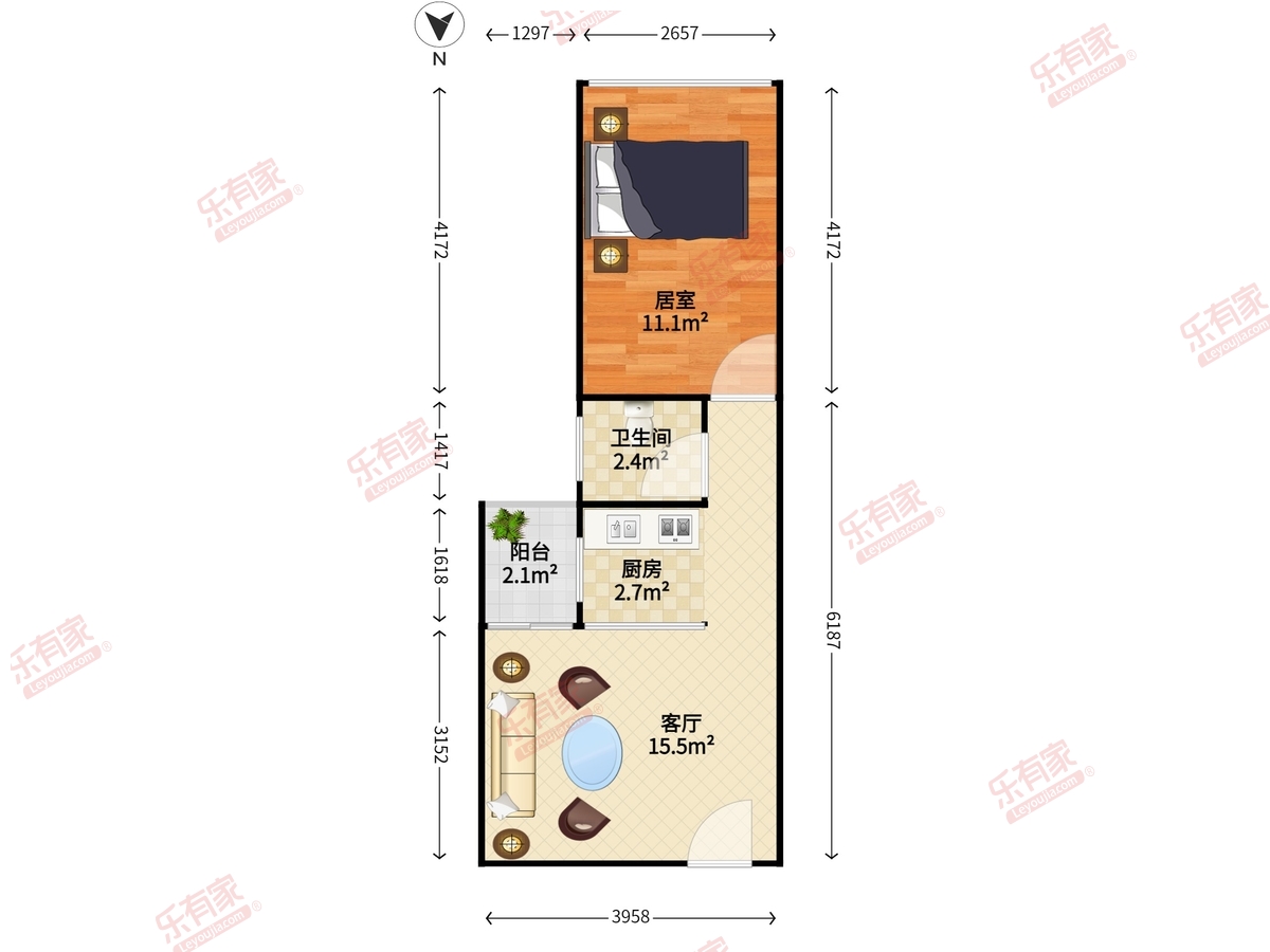 绿洲丰和家园户型图