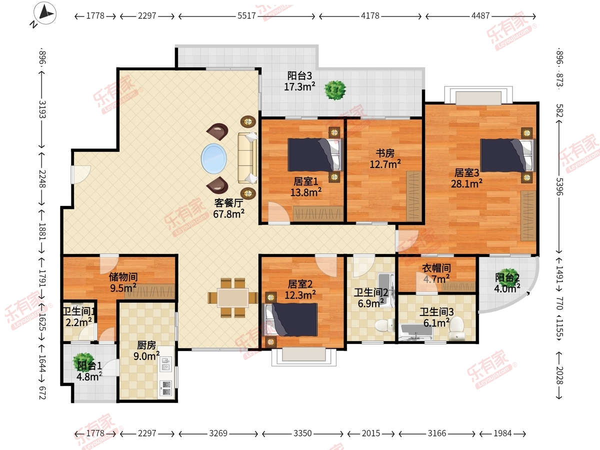 波托菲诺天鹅堡户型图