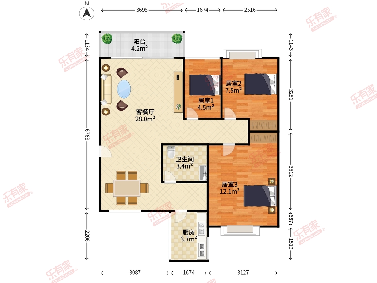 佳馨园户型图