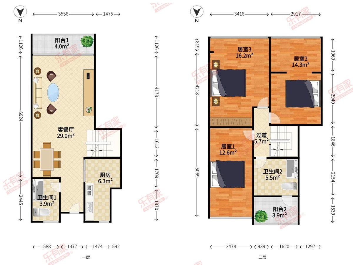 振业峦山谷花园（一期）户型图