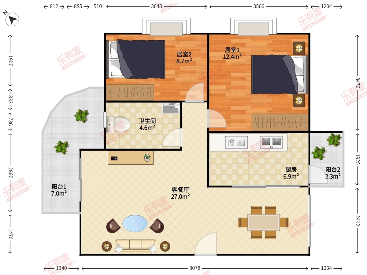 阳光带海滨城二期户型图