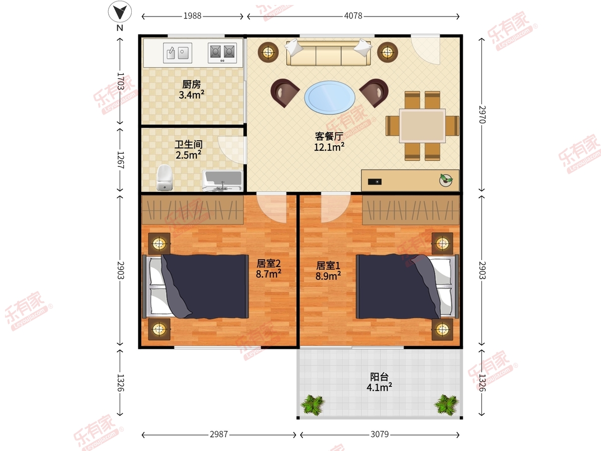 庐江春天公寓户型图