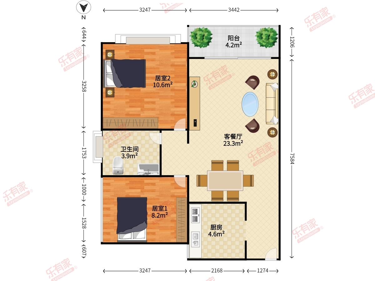深房翠林苑户型图