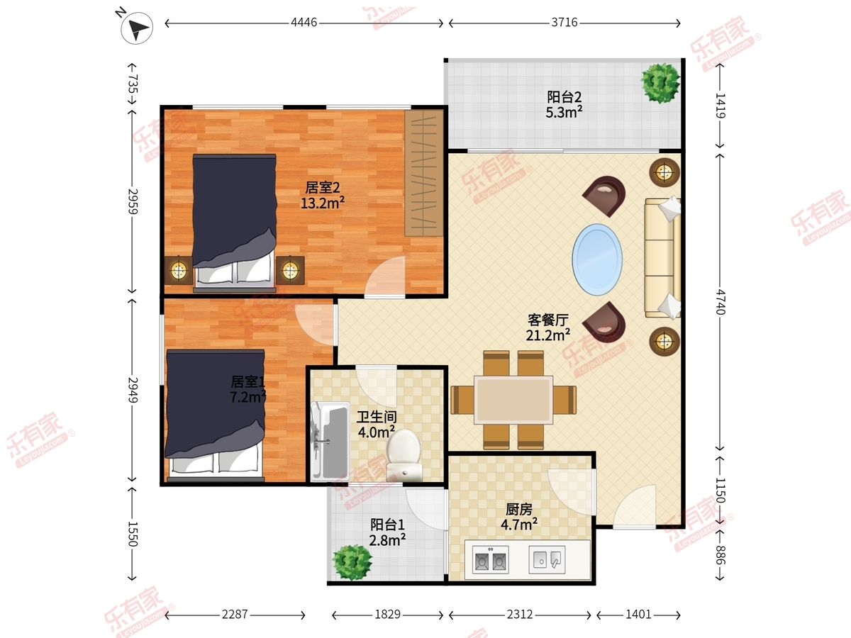 金海燕花园户型图